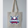 Budget Calico Tote Bag Thumbnail
