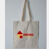 Budget Calico Tote Bag Thumbnail