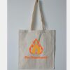 Budget Calico Tote Bag Thumbnail