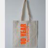 Budget Calico Tote Bag Thumbnail