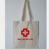Budget Calico Tote Bag Thumbnail